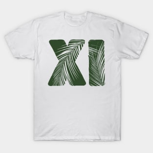 Xi Leaf Letters T-Shirt